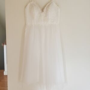 White Bridal or Bridesmaid Dress